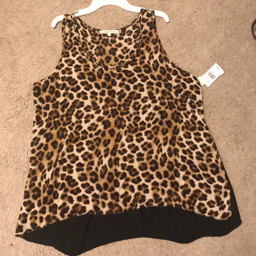 Never worn Cheetah tank